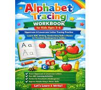 English Alphabet Tracing Workbook for Kids: Big & Small Letters A-Z | Uppercase and Lowercase Handwriting Practice for Preschool, Kindergarten & Early Learners