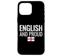 English and Proud Inglaterra Vintage Bandera Inglés Carcasa para iPhone 16 Pro MAX