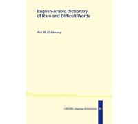 English-Arabic Dictionary of Rare and Difficult Words