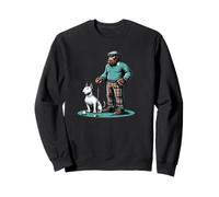 English Bull Terrier Bigfoot Sasquatch Golf Golf Dog Sudadera
