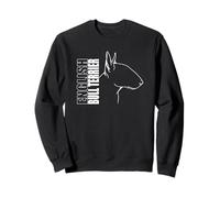 English Bull Terrier Perfil Perro Raza Perros Sudadera