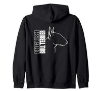 English Bull Terrier Perfil Perro Raza Perros Sudadera con Capucha