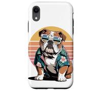 English Bulldog Gafas De Sol Hawái Playa Verano Carcasa para iPhone XR