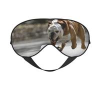 English BullDogs Bokeh Patineta Mascotas Inglés, Cubreojos completos Antifaz bloqueador de luz Antifaz para dormir Antifaz suave con los ojos vendados Noche