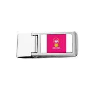 English Classic Emotional Lyrics Get Slim Money Clip - Cartera de bolsillo de acero inoxidable