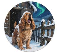English Cocker Spaniel 1000 Piece Jigsaw Puzzle For Adults Family Challenge Toys Stress Relief Puzzle Exercise The Memory of The Brain for Adults and Kids, Age 12 Years Up 1000pcs (67.5x67.5cm)