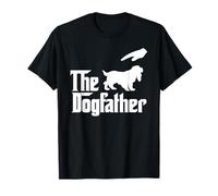 English Cocker Spaniel Dog Dad The DogFather Funny Dogs Camiseta