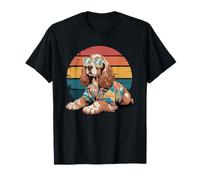 English Cocker Spaniel Gafas De Sol Hawái Playa Verano Camiseta