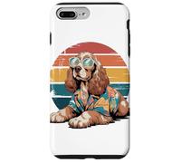 English Cocker Spaniel Gafas De Sol Hawái Playa Verano Carcasa para iPhone 7 Plus/8 Plus