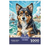 English Cocker Spaniel Puzle De 1000 Piezas Rompecabezas DIY Mascotas Lindas Juego Familiar Regalo Rompecabezas para Adultos Y Niños Regalos para Mujeres, Regalos para Hombres38x26cm/1000pcs