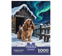 English Cocker Spaniel Puzzle Imposible,desafío for Adults Juego Educativo 1000 Piezas Obra De Arte De Juego De para Adultos Y Niños A Partir De 12 Años 70x50cm/1000pcs