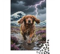 English Cocker Spaniel Rompecabezas 1000 Piezas Adultos Y Ni?os Creativo Juego Familiar Regalo 1000pcs (75x50cm)
