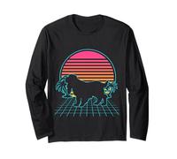 English Cocker Spaniel Vintage 80s Vaporwave Aesthetic Dog Manga Larga