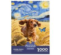 English Cocker Spaniel1000 Pieza Puzzleanimal Rompecabezas para Adultos Imposible Y Niños +14 Años Colores Variados70x50cm/1000pcs
