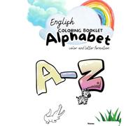 English Coloring Booklet Alphabet Color and Letter Formation