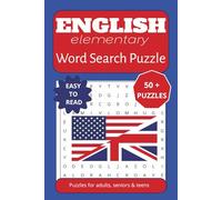 English Elementary Word Search Puzzle Book: word searches with easy to read print about English Elementary vocabulary | 6x9 inches, 110 pages | 50 + ... gift for vacations, holidays and free time