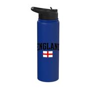 English Flag Men Women Kids England Stainless Steel Insulated Water Bottle