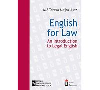English for law: An introduction to legal english (Universidad Rey Juan Carlos)