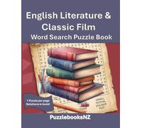 English Literature & Classic Film Word Search Puzzle Book - Large Print Puzzles: Word Find Puzzle Book for Teens & All adults