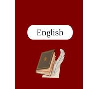 English Notebook - 125 Pages V2: College Ruled Paper | 8.5 x 11" | School, Study, and Lab Notes, Academic Lined Notebook for Students, Teachers, and English Lovers (Modern Study Series)