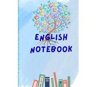 English Notebook: Composition A5 sized Notebook
