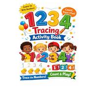 ENGLISH NUMBERS ACTIVITY BOOK: 1234 Trace, Count & Have Fun
