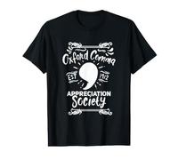 English Oxford Comma Society - Gramática Divertida Camiseta gráfica económica