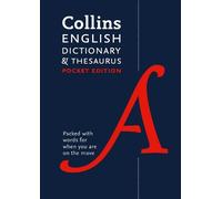 English Pocket Dictionary and Thesaurus (Tapa blanda) (Importación USA)