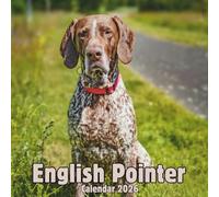 English Pointer Calendar 2026: 14-Month Organizer from Nov 2025 to Dec 2026 | Perfect for Home, Office, School & Family Scheduling, For Men , Women , Girls , Boys