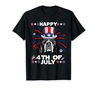 English Pointer Dog Patriotic American 4th of July Dogs Camiseta