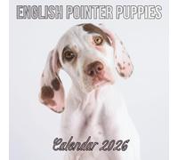 English pointer Puppies Calendar 2026: 12 Months Organizer For Home & Office From January to December