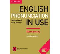 English Pronunciation in Use. Elementary. Book with answers and downloadable audio