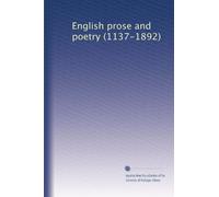 English prose and poetry (1137-1892)