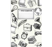 English School Sketch Style Notebook: Simple Illustrative School-Themed Journal with 120 Pages for Writing, Notes, Studying, Planning, Classroom, and Daily Use