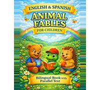 English & Spanish Animal Fables for Children: Bilingual Book with Parallel Text - Short Moral Stories for Social Emotional Learning (SEL), Kindness, Empathy & Self-Control (Ages 4-8)