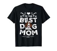 English Springer Spaniel Best Dog Mom Dogs Mothers Day Camiseta