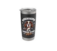 English Springer Spaniel Mamá Vaso térmico de acero inoxidable de doble pared