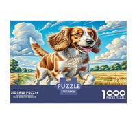 English Springer Spaniel Rompecabezas 1000 Piezas para Adultos Puzzles Desafiantes Regalos para Adultos Cartón 100% Reciclado Decoración del Hogar 38x26cm/1000pcs