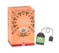 English Tea Shop | Caja Eco Té Blanco Lichi y Cacao | Infusión de Lichi Cacao Canela Coco y Té Blanco - 1 x 20 Filtros