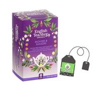 English Tea Shop | Desayuno inglés, té negro con menta, té negro con jengibre y melocotón, té negro Darjeeling, Earl Grey | Colección Aroma Black Tea - Total 20 filtros