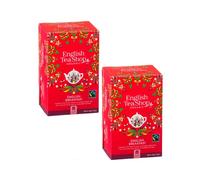 English Tea Shop® | Desayuno Inglés Té Negro Orgánico - 2 x 20 Filtros de Té (40 Gr) | Sobres Individuales de Desayuno Inglés Ecológico