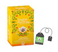 English Tea Shop | Limoncillo orgánico, infusión de naranja y jengibre | Té de hierbas con especias cítricas en caja ecológica - 1 x 20 filtros
