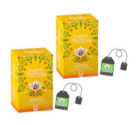 English Tea Shop | Limoncillo orgánico, infusión de naranja y jengibre | Té de hierbas con especias cítricas en caja ecológica - 2 x 20 filtros