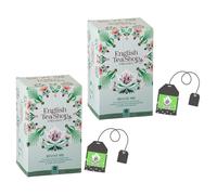 English Tea Shop | Té de hierbas revitalizante orgánico | Té Blanco, Moringa, Canela y Ginseng - 2 x 20 Filtros en Caja Eco (60 Gr) | Mezcla de vitalidad vigorizante