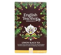English Tea Shop Té Negro Limón Orgánico Caja de 20 Bolsas
