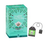 English Tea Shop | Té Verde ORGÁNICO Menta y Hierbabuena | Infusión de Menta y Té Verde en Eco Box - 20 Filtros