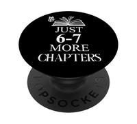 English Teacher 67 Book Just One More Chapter 6-7 Reading PopSockets PopGrip Adhesivo