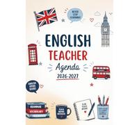 English Teacher Agenda 2026-2027 (Color): Your companion for a year full of inspiration, growth and educational sucess