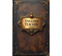 English teacher notebook: lined journal for men women work