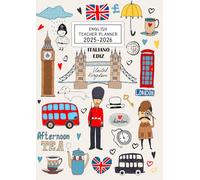 English Teacher Planner 2025-2026: Agenda del Docente Settimanale Formato A4 | Registro Del Professore per l'anno Scolastico 25/26 | Pianificatore dell’Attività Giornaliere per Insegnanti.